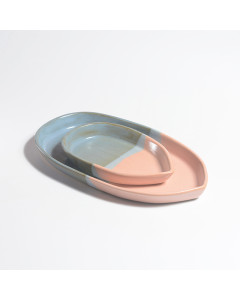 Pink Sky Ceramic Platter