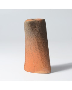 Sculpture - twist orange brown