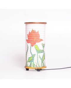 Red Lilly Table Lamp