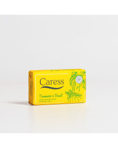 Turmeric & Basil - Sri Aurobindo Ashram Caress Soaps ( 100 Gms )