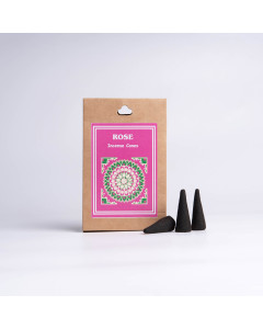 Incense Cone (Dhoop) Pack Of 15 – Rose