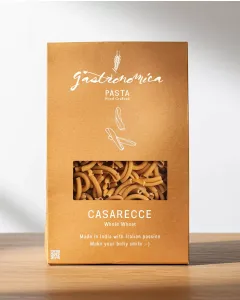 Gastronomica whole wheat casarecce pasta, artisan Italian-style pasta from Pondicherry