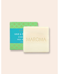 Hair and Body Bar Coconut with Aloe Butter – 100gms