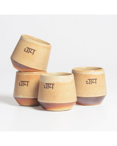 Handmade ceramic Carafe with kulhad by Puneet Brar from Windglaze Auroville, India.