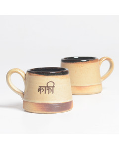 Handmade ceramic Carafe with kulhad by Puneet Brar from Windglaze Auroville, India.