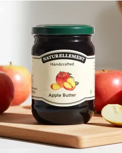 Organic apple butter by Naturellement handcrafted in Auroville