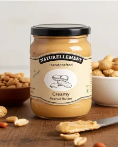 Organic creamy peanut butter by Naturellement natural spread Auroville