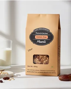 Organic gluten free muesli by Naturellement healthy cereal Auroville