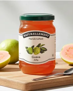 Organic guava jelly by Naturellement natural fruit product Auroville