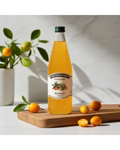 Organic kumquat syrup by Naturellement handcrafted in Auroville