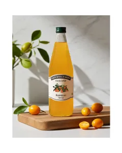 Organic kumquat syrup by Naturellement handcrafted in Auroville