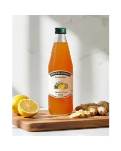 Organic lemon ginger syrup by Naturellement from Auroville