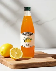 Organic lemon syrup by Naturellement handcrafted in Auroville