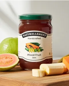 Organic mixed fruit jam by Naturellement from Auroville