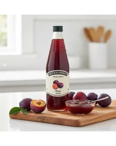 Organic plum syrup by Naturellement from Auroville