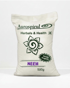 Neem Powder - Organic Certified - 500g Auroville Aurospirul