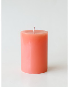 Cylindric Color Candle - Peach Blossom (300 gms)