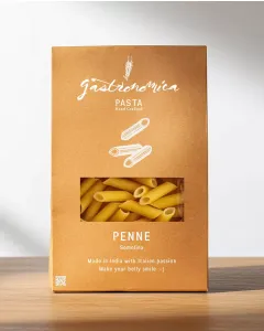 Gastronomica semolina penne pasta, classic Italian-style artisan pasta