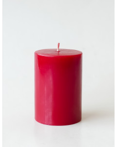 Cylindric Color Candle - Pomegranate (300 gms)
