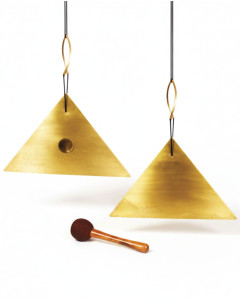 Sonic Pyramid Thali – Large | Handcrafted Sound Healing Musical Instrument from Auroville - by Svaram