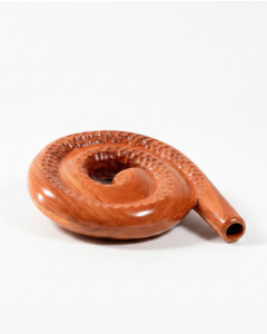 Spiral Didgeridoo | Handcrafted Sound Healing Musical Instrument from Auroville - by Svaram