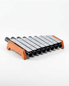 Svara Tarang 1 &frac12;&rdquo; 8 Bar Resonators &ndash; 256 Hz | Handcrafted Sound Healing Musical Instrument from Auroville - by Svaram