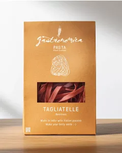 Gastronomica Beetroot tagliatelle pasta, artisan Italian-style ribbon pasta