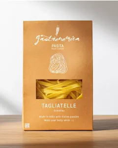 Gastronomica semolina tagliatelle pasta, traditional Italian-style artisan pasta