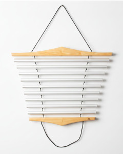 Wing Chime Ray 1 1/4&Prime; 9 Bar | Handcrafted Sound Healing Musical Instrument from Auroville - by Svaram